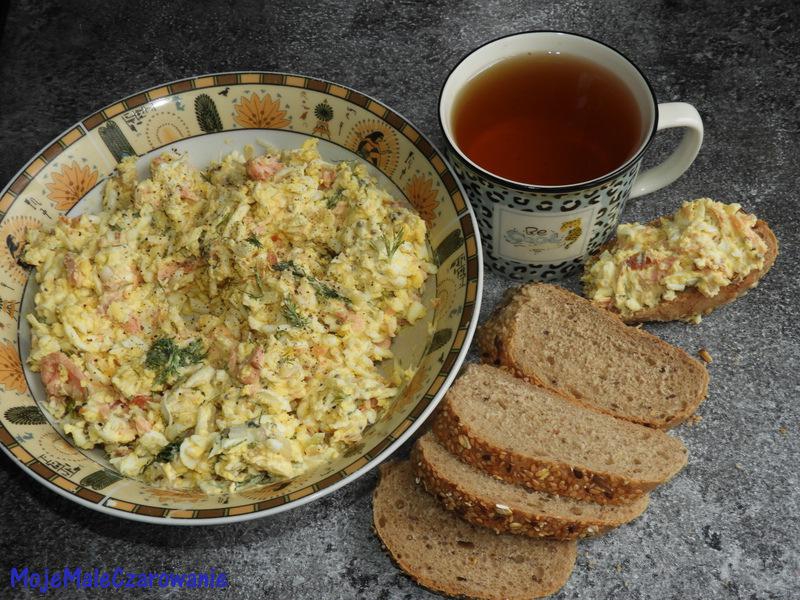Pasta jajeczno - łososiowa