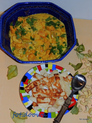 Curry z dyni i nerkowców ze Sri Lanki