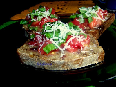 Bruschetta z kozim serem