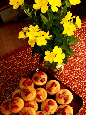 Muffinki z truskawkami