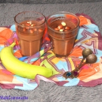 Budyń kakaowy z bananami