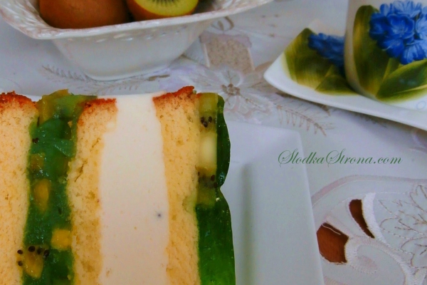 Tort - Ciasto z Owocami Kiwi