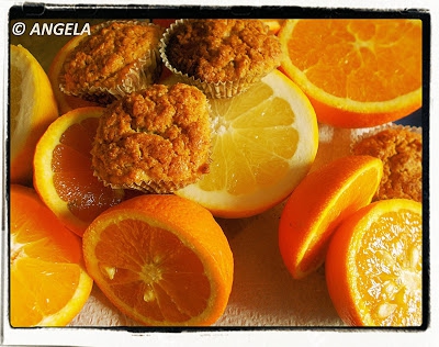 Wielozbożowe ciastka cytrynowo-pomarańczowe - Dolcetti di multicereali al limone e arancia - Lemon And Orange Multigrain Tea Cakes