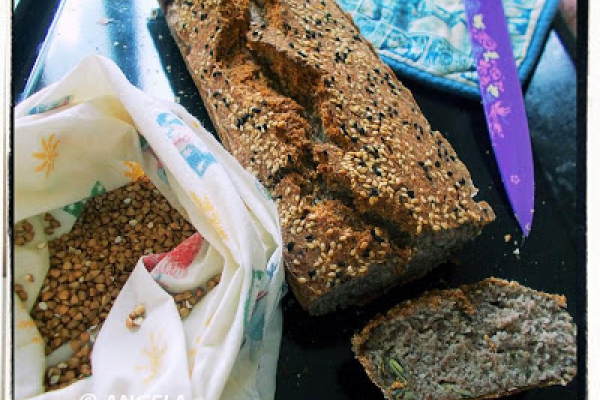 Chleb z kaszy gryczanej - Buckwheat Groat Bread - Pane di grano saraceno