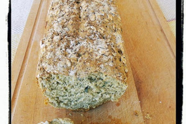 Chleb ze świeżą miętą - Fresh Mint Bread - Pane alla menta fresca