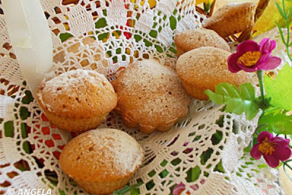 Orzechowe babeczki - Walnut Tea Cakes Recipe - Dolcetti alle noci