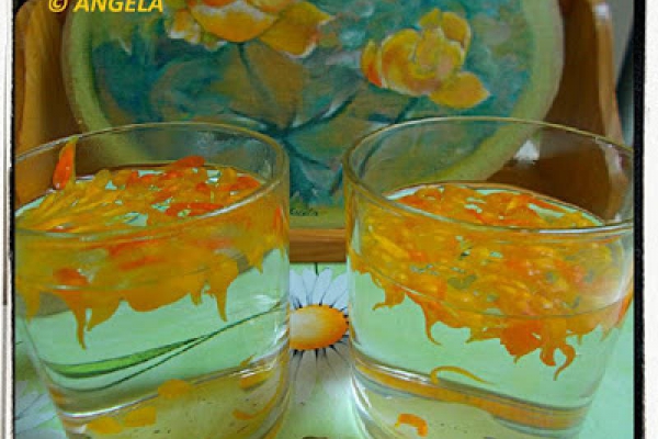 Herbatka nagietkowa - Marigold Tea - Tisana di calendula