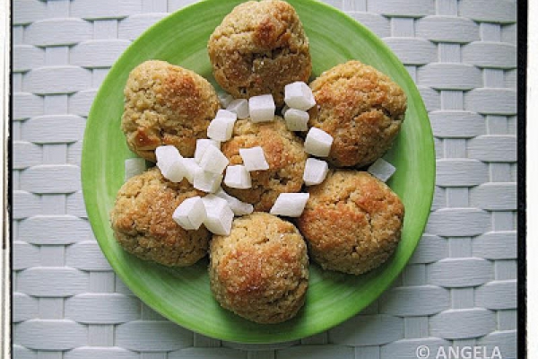 Kokosanki orkiszowe - Spelt Flour Coconut Cookies - Biscotti al cocco con la farina di farro