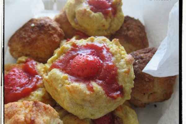 Ciasteczka z truskawkami - Strawberry Cookies - Biscotti con le fragole
