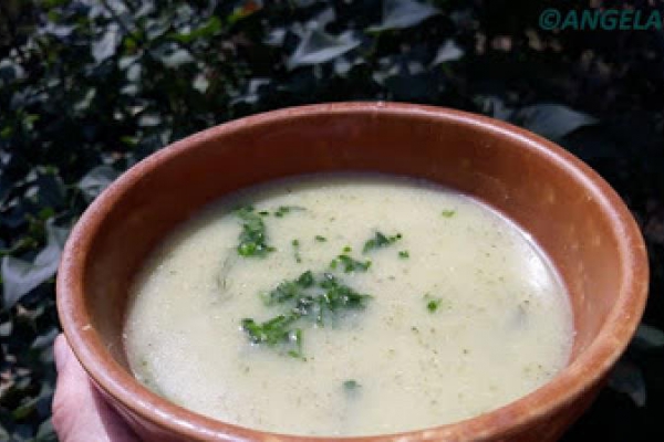 Zupa krem z cukinii i świeżych ogórków - Zucchini And Fresh Cucumber Cream Soup Recipe - Velutata alle cucchine e cetrioli