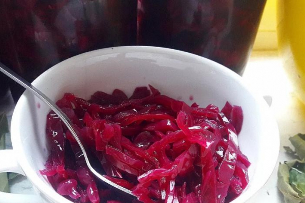 Czerwona kapusta do słoików - Esay Pickled Red Cabbage - Cavolo Rosso in agrodolce