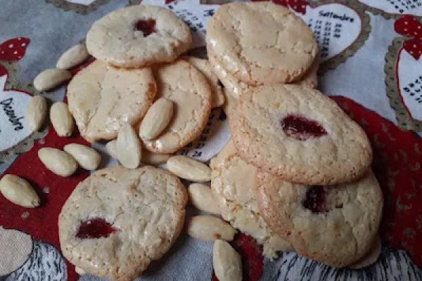 Migdałowe ciasteczka na białkach - Biscotti di mandorla - Almond Biscuits Recipe