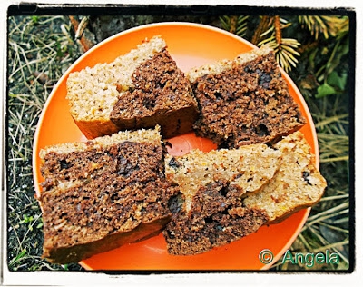 Ciasto dyniowo-czekoladowe z suszonymi śliwkami - Chocolate & Pumpkin Plum Cake - Plum cake alla zucca e cioccolato