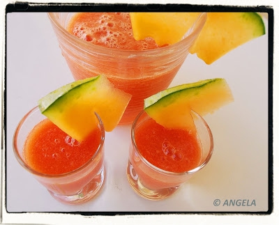 Koktajl arbuzowo-melonowy - Melon Shake Recipe - Frullato fresco all anguria e melone