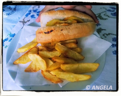 Kanapka z frytkami - French Fries Sandwich - Panino alle patatine fritte