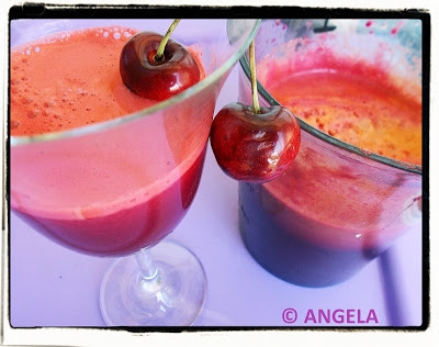 Koktajl warzywno-owocowy - Vegetable and Fruit Drink - Spremuta di mele, carote e rape rosse