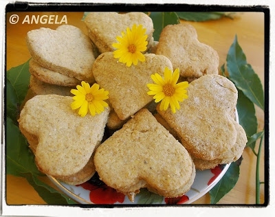 Razowe pierniczki orzechowo-migdałowe - Nut & Almond Spice Cookies - Dolcetti con noci, mandorle, spezie e miele