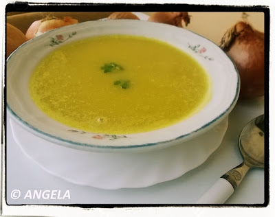Zupa cebulowa (krem) - Creamy Onions Soup - Vellutata di cipolle