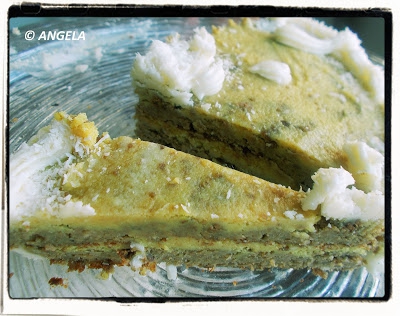 Tort twarogowo-orzechowy (bez mąki) -  Flourless Quark Nut Cake recipe - Torta di noci e quark (ricotta) senza farina