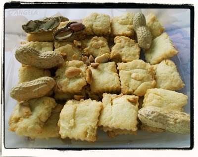 Słone ciastka z arachidami - Salted Peanut Biscuits - Biscotti salati agli arachidi