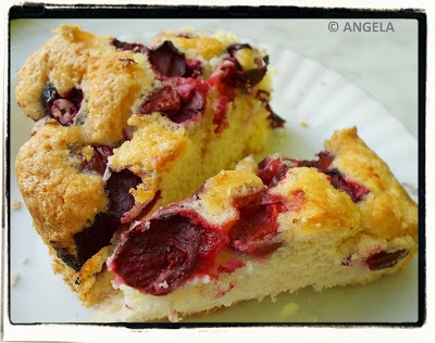 Ciasto piaskowe z owocami - Fruit Cake Recipe - Torta semplice alla frutta