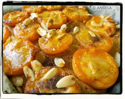 Angielski deser morelowy (brzoskwiniowy) - Apricot Bread And Butter Pudding - Dolce inglese alle albicocche