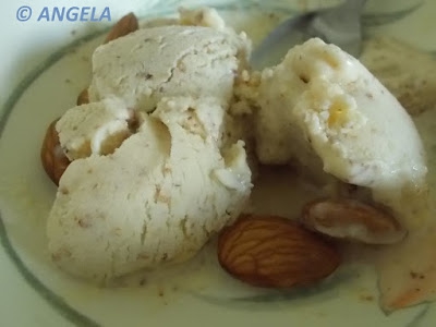 Lody migdałowe - Almond ice-cream - Gelato alle mandorle