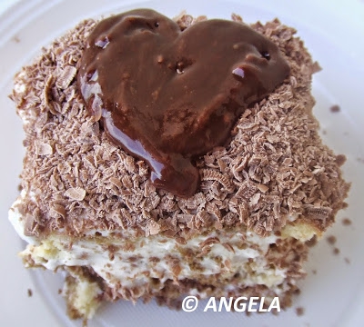 Szybki torcik czekoladowo-kawowy - Quick coffee and chocolate cake - Mattonella al cioccolato e caffè