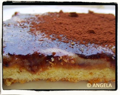 Ciasto z masą fasolowo-migdałową i polewą czekoladową - Beans and chocolate cake - torta di fagioli e cioccolato