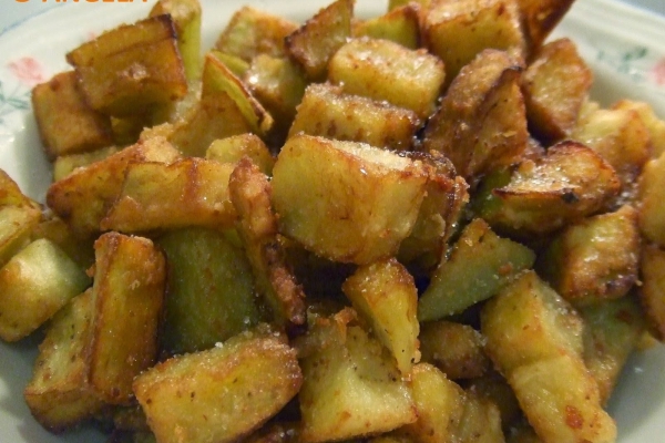 Frytki bakłażanowe - Fried egg plant (aubergine) - Melanzane fritte