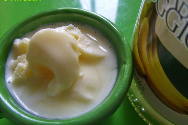 Lody waniliowe z likierem bananowym - Vanilla & banana ice-cream - I gelati alla vaniglia e crema di banane