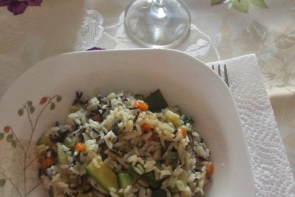 Ryż long & wild z warzywami - Rice long & wild with vegetables - Riso long & wild con le verdure