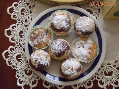 Biało-czarne muffinki - Black and white muffins - I muffin bianco neri