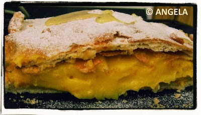 Ciasto z kremem budyniowym - Custard cake - La torta con la crema pasticciera