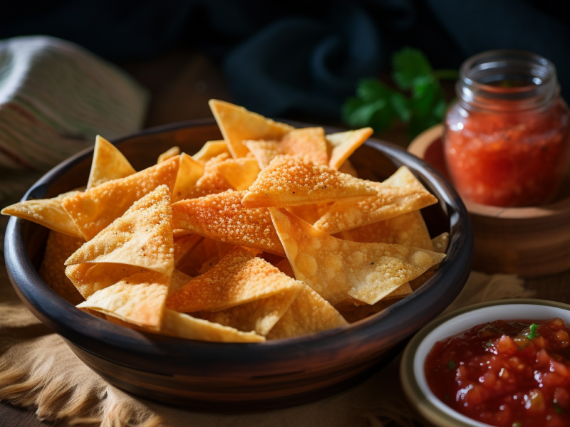 Nachos z pomidorową salsą