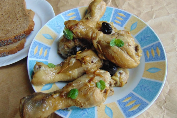 Kurczak po marokańsku.
