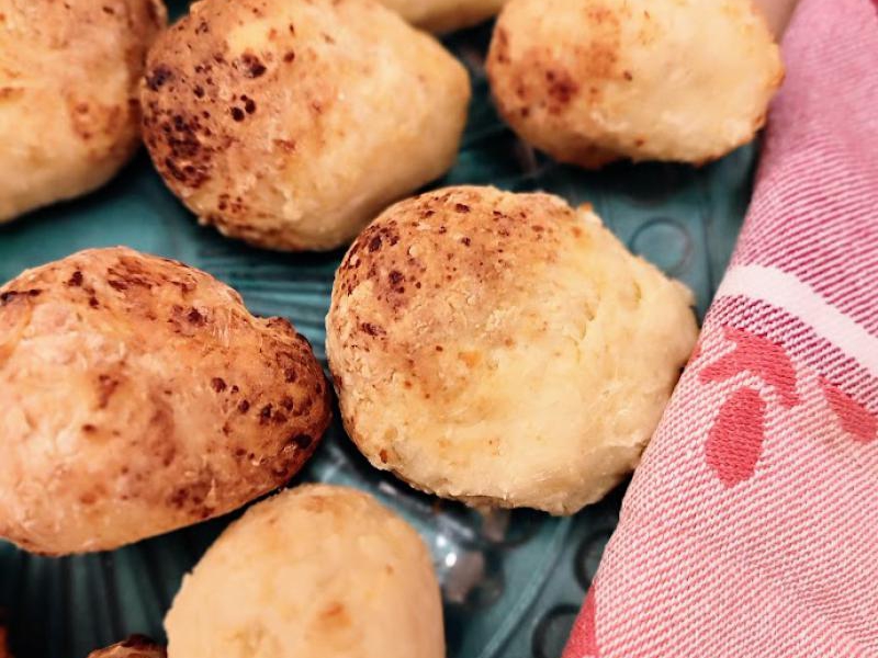 Małe pączki twarogowe z airfryera