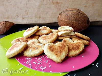 Kokosowe ciasteczka z serkiem mascarpone