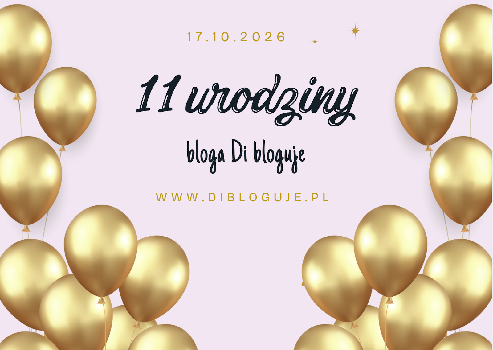 Urodziny bloga Di bloguje. Moja strona ma już 11 lat!
