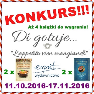 KONKURS - Di gotuje & Wydawnictwo Espirt - 4 nagrody!