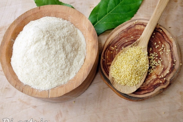 Mąka jaglana z kaszy (domowa)