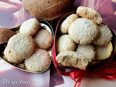 Bezglutenowe ciasteczka chałwowo-kokosowe (bez masła i jajek, wege)
