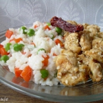 Kurczak w sezamie i ryż...