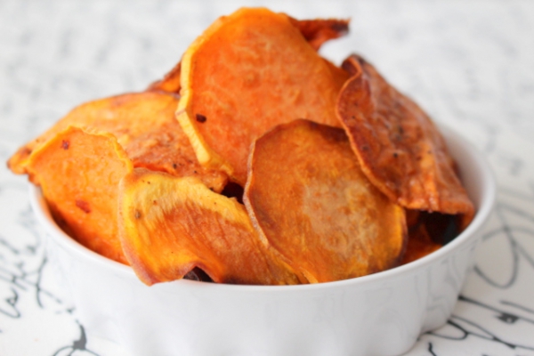 Pikantno-słodkie chipsy z batata