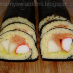Sushi z kaszą jaglaną...
