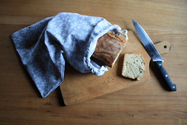 Materiałowy worek na chleb (i nie tylko).
