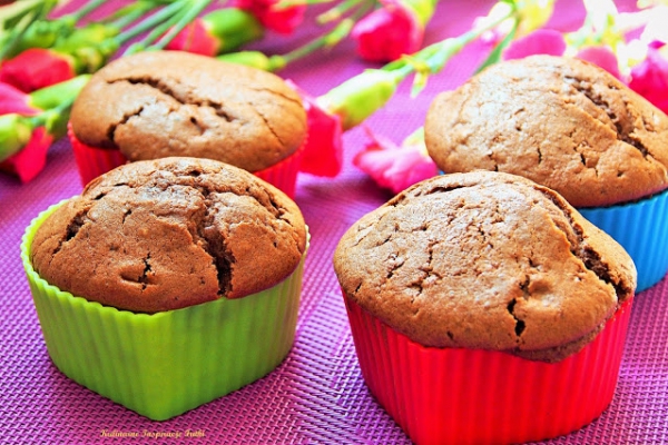 Kakaowe muffinki na maślance