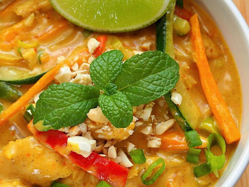 Curry z kurczakiem i warzywami