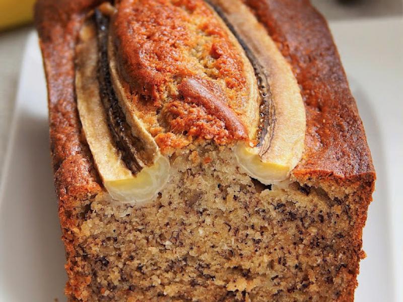 Chlebek bananowo - kokosowy
