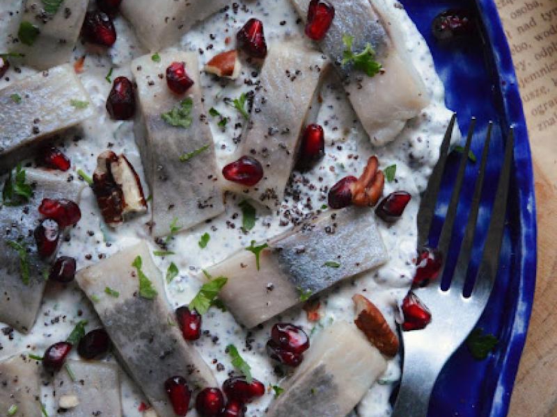 Ulubione śledzie Gwiazdora - z makiem